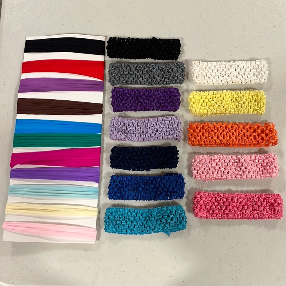 Collection of 23 Little Girls Headbands